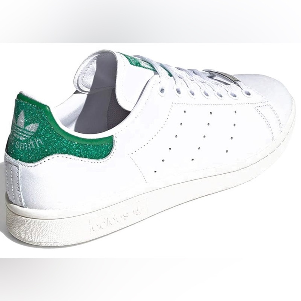 Adidas Stan Smith Swarovski Crystal White &‎ Green Sneakers Men's 6/Women's 8